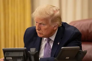 Image of Donald J Trump, the putative President of the United States of America.